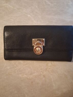 Michael Kors Black Lock Wallet
